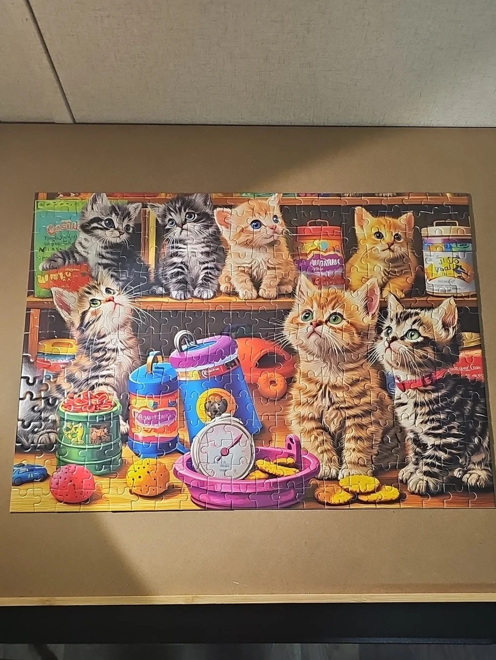 300 Pieces Kittens Puzzle Used